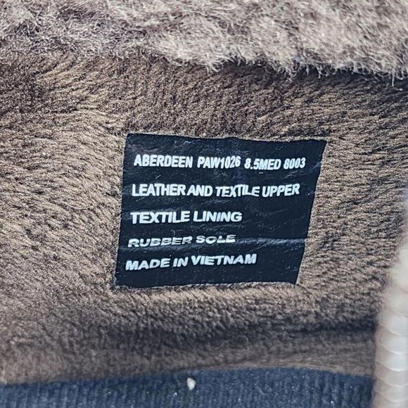 Abeo Aberdeen Paw Women's Shoes Brown US 8.5 M Slip On Fur Trim Zip Ankle Boots - Picture 11 of 11